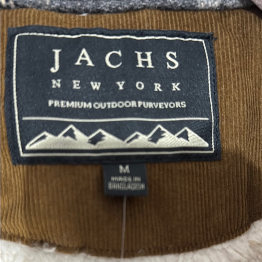 Jachs Men's Black and Gray Patterned Shirt Jacket - Picture 3 of 5